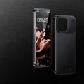 Case MetalLeather® Acabamento em Couro e Alumínio - Premium