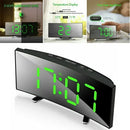 Novo Alarme Digital Led Tela Curva - 7 Polegadas