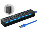 USB Hub 3.0 e 2.0.