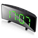 Novo Alarme Digital Led Tela Curva - 7 Polegadas